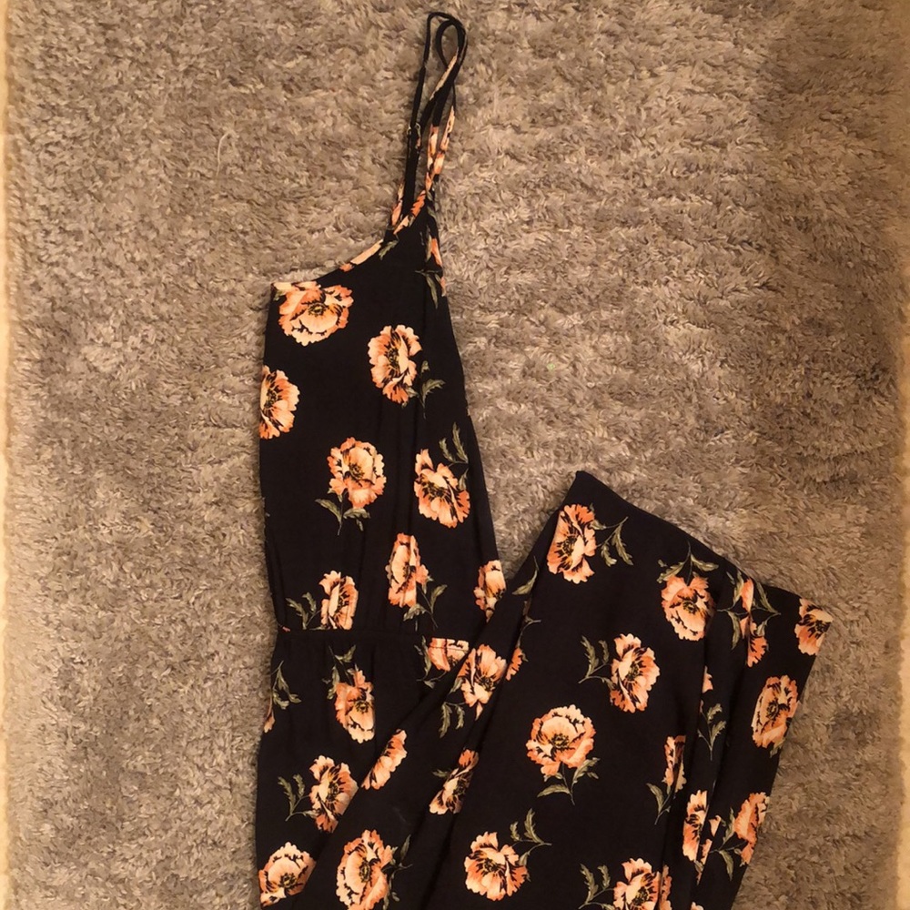 Black Floral Maxi Dress